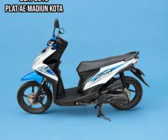 Beat 2015 Biru Putih Plat AE Madiun Kota