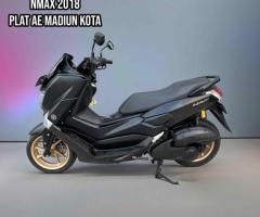 Nmax 2018 Hitam Doff Plat AE Madiun Kota