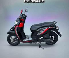 Scoopy 2020 Sporty Black Plat AE Madiun Kabupaten