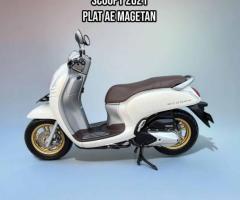 Scoopy Prestige 2021 Putih Plat AE MAGETAN