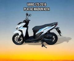 Vario 125 2018 Putih Plat AE Madiun Kota