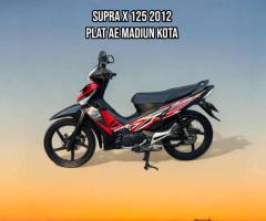 Supra X 125 2012 Plat AE Madiun Kota