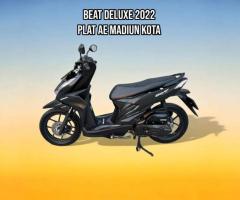 Beat Deluxe 2022 Hitam Doff Plat AE Madiun Kota