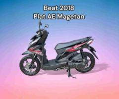 Beat 2018 Hitam Plat AE MAGETAN